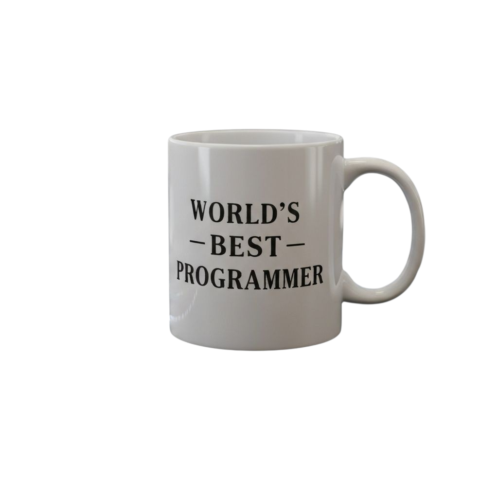 World's Best Programmer mug - The Office reference